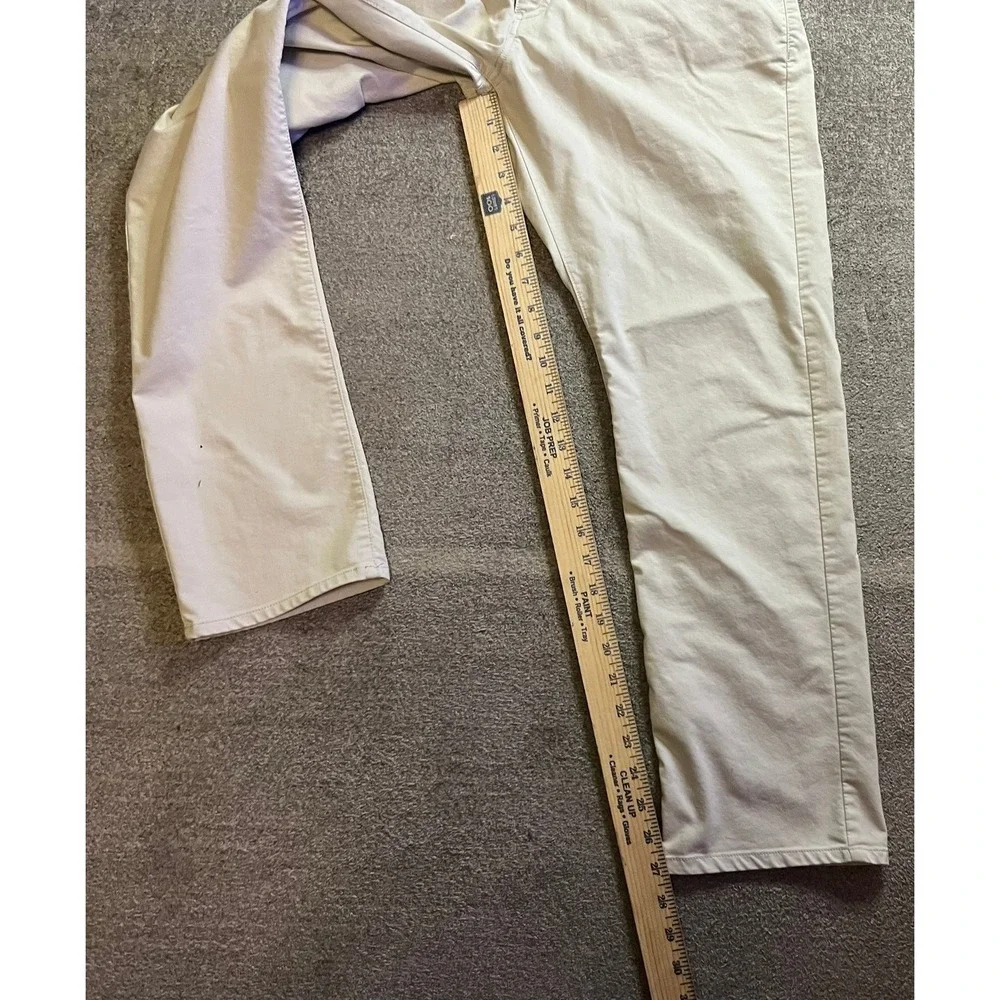 Nike Dri-FIT Mens Golf Pants 33x30 Light Beige 5-Pocket Stretch Performance Pant